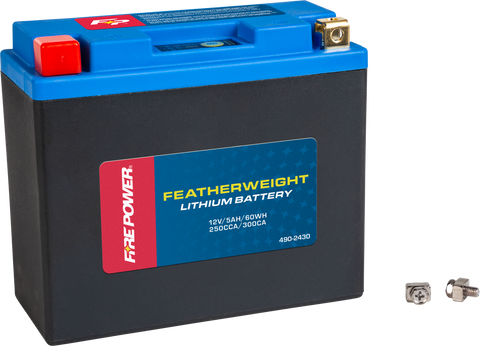 FIRE POWER FEATHERWEIGHT LITHIUM BATTERY 250 CCA 12V/60WH HJT12B-FPP-B
