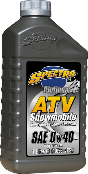 SPECTRO PLATINUM ATV/UTV/ SNO 4T 0W40 1 LT L.SP4ATV04