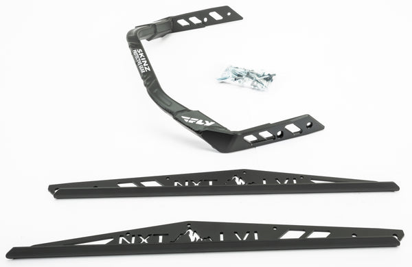 SPG NXT LVL REAR BUMPER FLAT BLK POL AXYS RMK 144/146 S/M NXPRB230-FBK/BLK