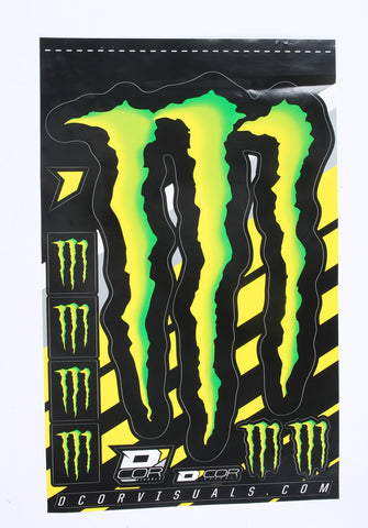 D-COR MONSTER CLAW DECAL SHEET 4 MIL 40-90-103