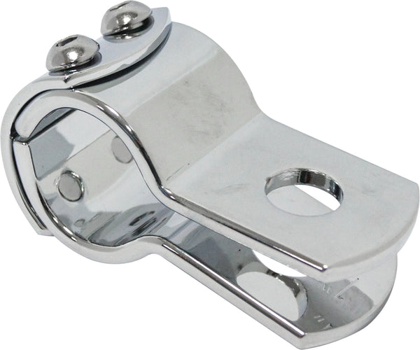 HARDDRIVE THREE PIECE FRAME CLAMP CHROME 7/8