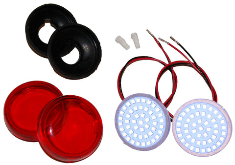 NAMZ CUSTOM CYCLE PRODUCTS INDIAN REAR RED LED TURN SIGNL INDIAN 14-18 EXCEPT SCOUT/RM NITS-R02