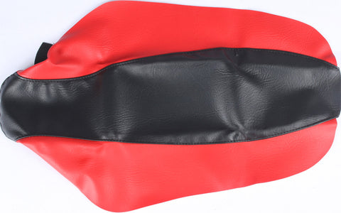 CYCLE WORKS SEAT COVER RED/BLACK 35-18001-21