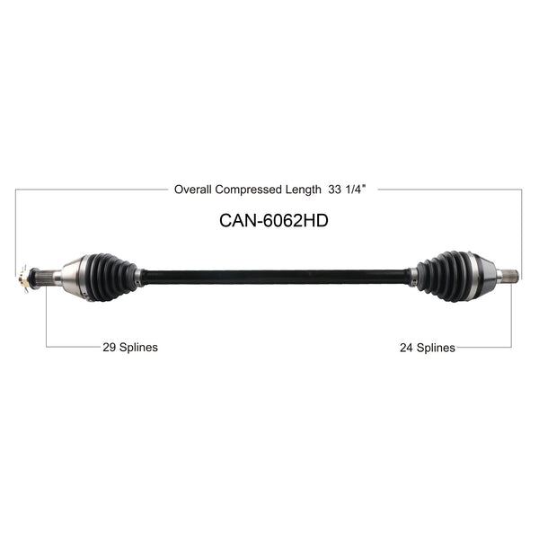 OPEN TRAIL HD 2.0 AXLE FRONT CAN-6062HD