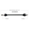 OPEN TRAIL HD 2.0 AXLE FRONT CAN-6062HD