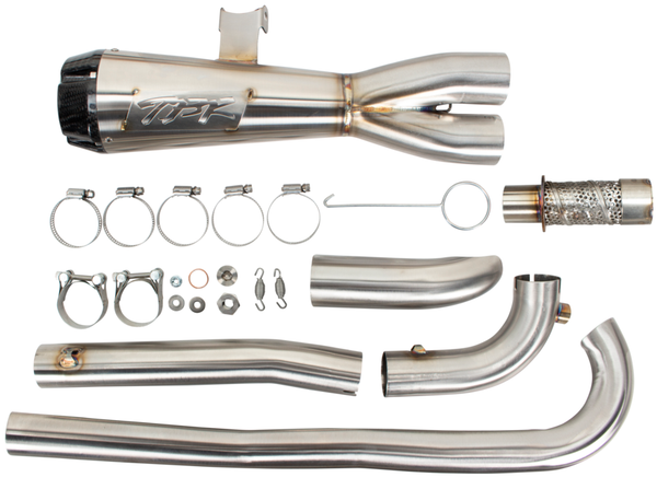 TBR COMP S 2IN1 EXH SPORTSTER S BRUSHED W/CF END CAP 005-5410199