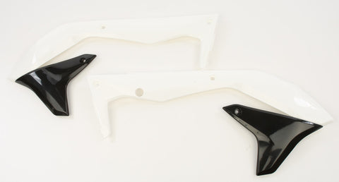 ACERBIS RADIATOR SHROUDS WHITE/BLACK 2449691035