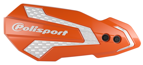 POLISPORT MX FLOW HANDGUARDS ORANGE/WHITE 8308200003