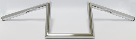 HARDDRIVE Z-BAR ONE INCH DIMPLED 8 INCH CHROME 21-231