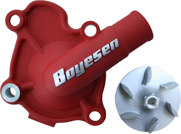 BOYESEN WATERPUMP COVER & IMPELLER KIT RED WPK-06CR