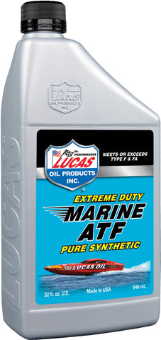 LUCAS MARINE ATF PURE SYNTHETIC 1QT 10651