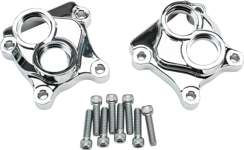 HARDDRIVE TWIN CAM TAPPET COVER SET CHROME 68-321