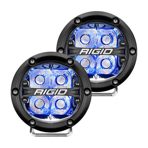 RIGID 360-SERIES 4IN SPOT BLUE BACK LIGHT/2 36115
