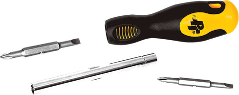 PERFORMANCE TOOL EACH / 6 IN 1 SCREWDRIVER 20152 = 4 EACH