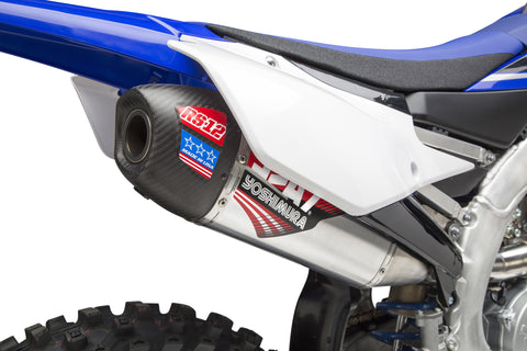 YOSHIMURA RS-12 HDR/CANISTER/END CAP EXHAUST SYSTEM SS-AL-CF 231020S320