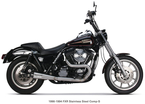 TBR COMP S 2IN1 EXHAUST FXR BRUSHED W/CF END CAP 005-4440199