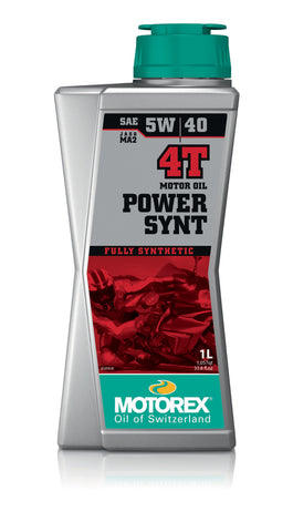 MOTOREX POWER SYNT 4T SAE 5W40 1LT 10/CASE 198462