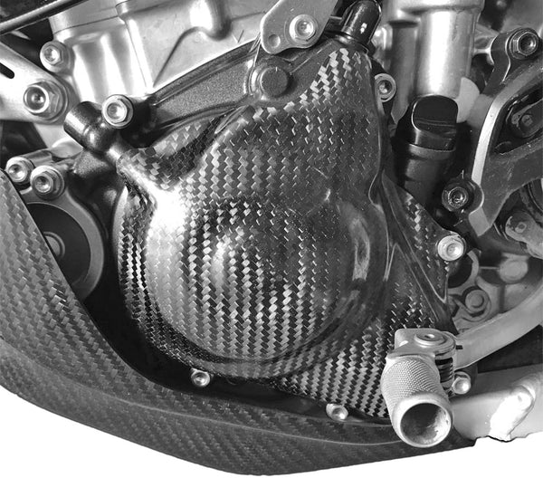 P3 CARBON FIBER IGNITION COVER HON CRF450R/RX 715071