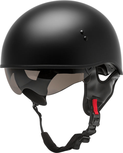 GMAX HH-65 HALF HELMET NAKED MATTE BLACK 2X H1650078