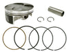 NAMURA PISTON KIT FRGD CHRM COMP CYL 76.97/+0.02 12.6:1 KAW/SUZ NX-20030-C