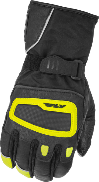 FLY RACING XPLORE GLOVES BLACK/HI-VIS 2XS #5884 476-2065~0