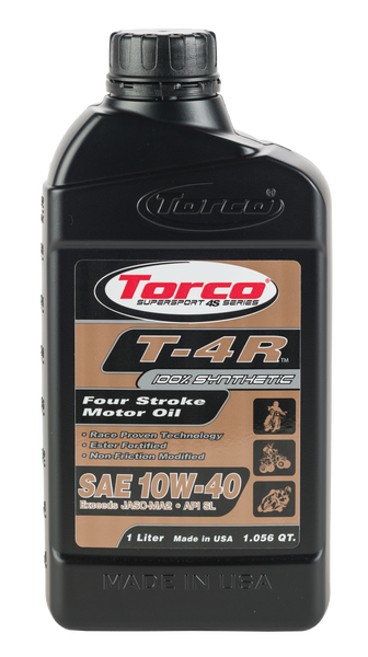 TORCO T-4R 4-STROKE MOTOR OIL 10W-40 1L T671044CE