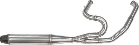 SAWICKI 2IN1 TWIN CAM FLT MID LENGTH PIPE BRUSHED SS 930-01272