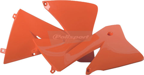 POLISPORT RADIATOR SHROUD ORANGE 8422000003