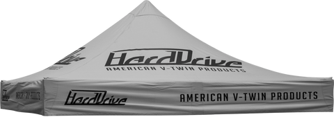 HARDDRIVE CANOPY GREY WITH LOGO 10' X 10' REPLACMENT TOP 810-9893