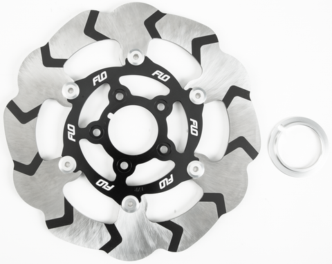 FLO MOTORSPORTS FLOATING ROTOR 11.5 FRONT SILVER HD-800S