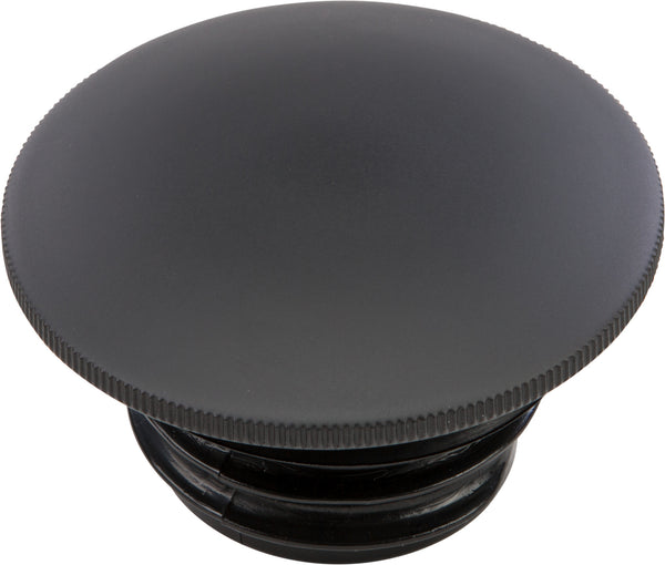 HARDDRIVE GAS CAP SCREW-IN SMOOTH NON-VENTED MATTE BLACK `96-20 012573