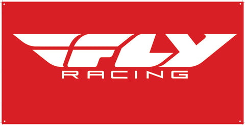 FLY RACING RACING BANNER RED 3' X 6' NEW F-RACE RED 3X6