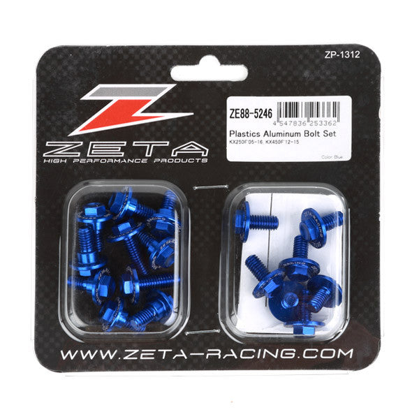 ZETA ALUMINUM BOLT KIT BLUE ZE88-5246