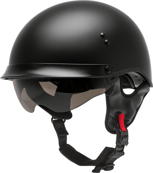 GMAX HH-65 HALF HELMET FULL DRESSED MATTE BLACK XS H9650073