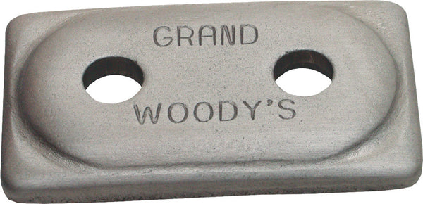 WOODYS DOUBLE GRAND DIGGER SUPPORT PLATES ALUMINUM 48/PK ADG-3775-48