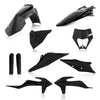 ACERBIS FULL PLASTIC KIT BLACK 2791540001