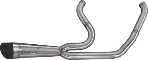 TBR COMP S 2IN1 EXHAUST TOURING M8 BRUSHED W/TURNOUT 005-4870199