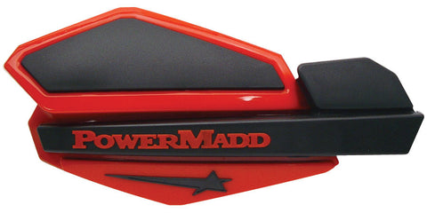 POWERMADD STAR SERIES HANDGUARDS (RED/BLACK) 34202