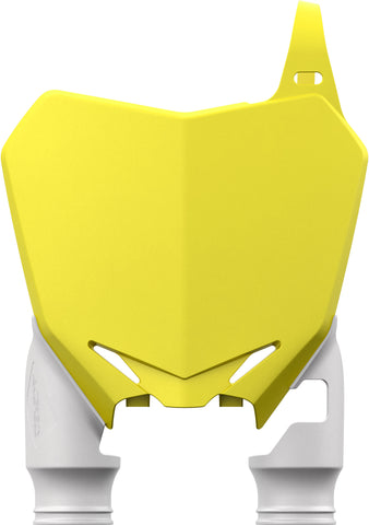 ACERBIS FRONT NUMBER PLATE YELLOW WHITE 2527391182