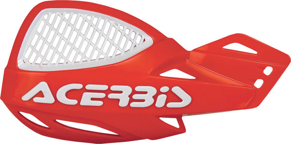 ACERBIS UNIKO VENTED HANDGUARDS RED/WHITE 2072671005