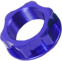 ZETA STEERING STEM NUT & BOLT BLUE M22X30-P1.0 H12 ZE58-2032