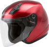GMAX OF-17 OPEN-FACE HELMET CANDY RED LG G317096N