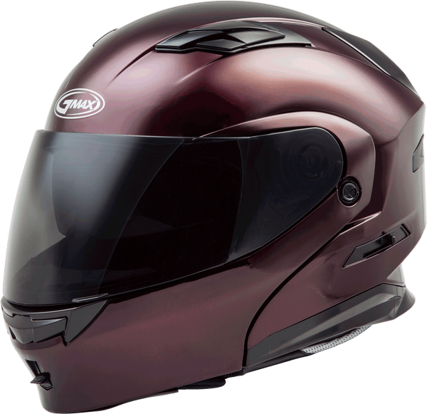 GMAX MD-01 MODULAR HELMET WINE RED MD G1010105