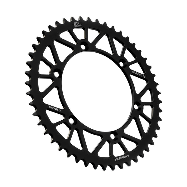 JT REAR RACELITE SPROCKET ALUM 49T-520 BLK KAW/SUZ JTA460.49BLK