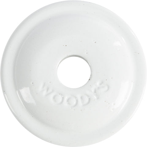 WOODYS ROUND DIGGER SUPPORT PLATE 48/PK WHITE AWA-3815