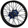 PRO-WHEEL WHEEL REAR 1.85X19 BLUE HUB GLD RIM/BLK SPOKE/SIL NIPPLE 24-3103421