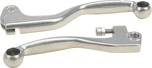 FLY RACING PRO SHORTY LEVER SET POLISHED 165-001