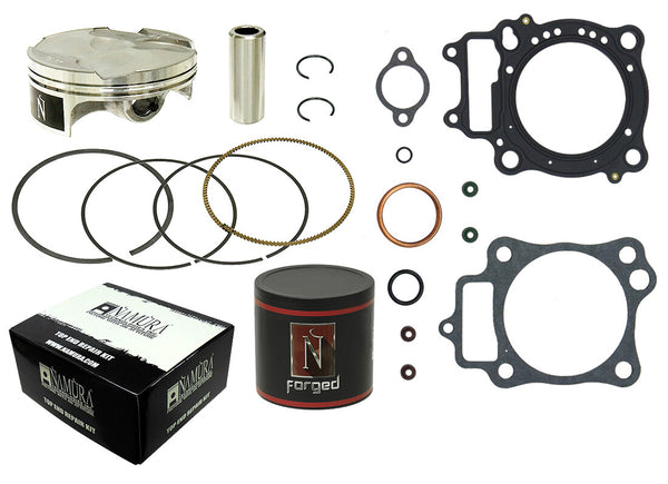 NAMURA TOP END KIT FORGED NIKASIL CYL 76.77/+0.01 11:1 HON FX-10039-BK