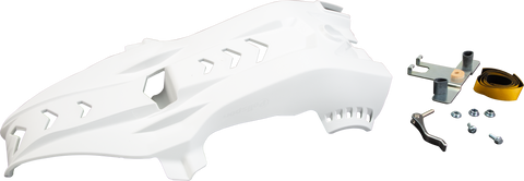 POLISPORT FORTRESS SKID PLATE WITH LINK PROTECTOR WHITE 8472000003