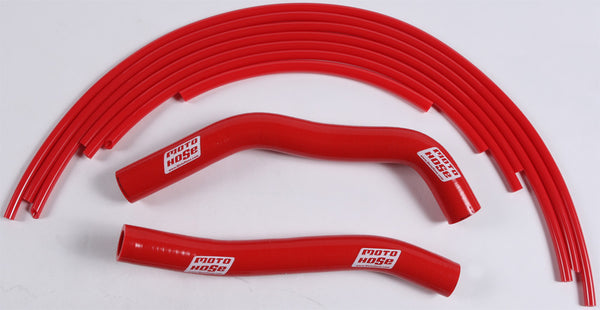 MOTO HOSE SILICONE HOSE KIT (RED) 24-21R